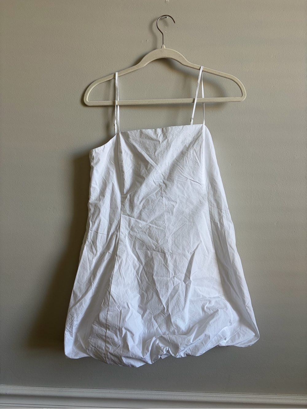 Abercrombie Bubble Hem White Dress